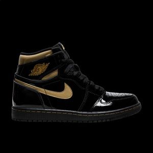 Mens Jordan Shoes Black And Gold 